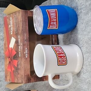 Red Shed Mug Wine Tumbler Gift Set NIB